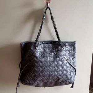 Jessica Simpson lavender grey tote